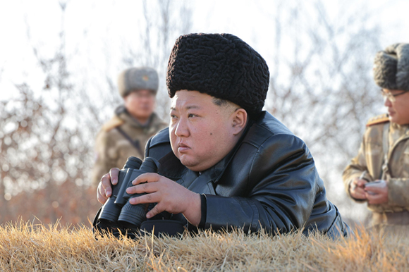 전략순항미싸일발사훈련 진행