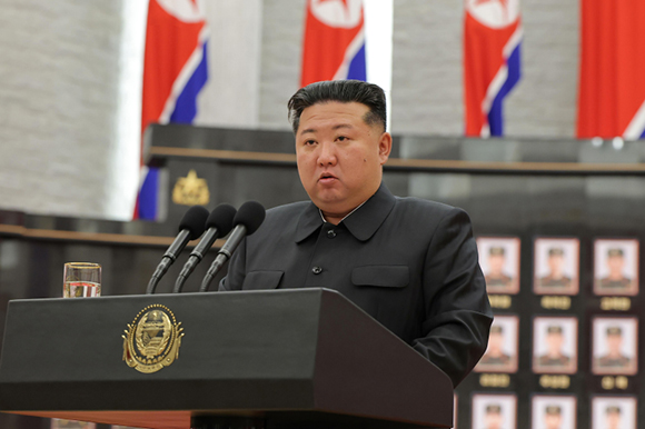 국가표창수여식에서 한 김정은동지의 연설
