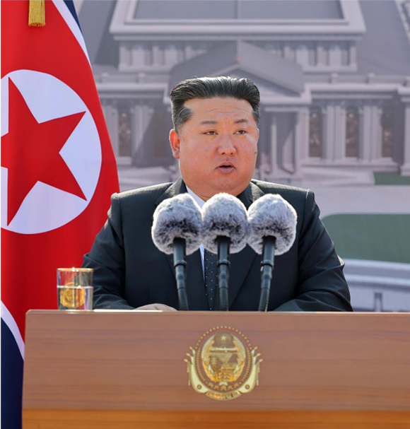 해외군사작전 전투위훈기념관건설착공식에서 한 김정은동지의 연설