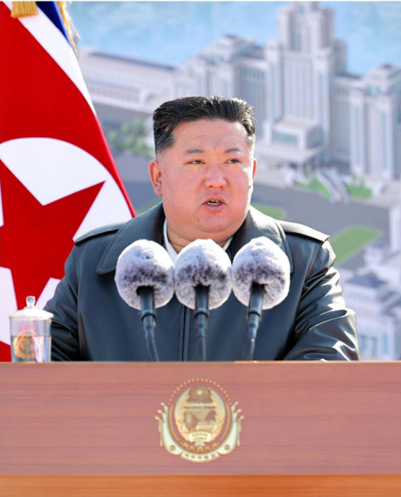 화성지구 5단계 건설착공식에서 한 김정은동지의 연설