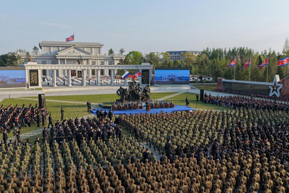 전체 인민의 경의와 추억속에 영생은 시작될것이다 해외군사작전 전투위훈기념관 준공식 숭엄히 거행